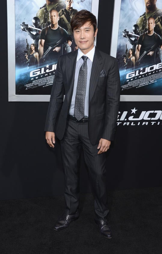  HOLLYWOOD, CA - MARCH 28: Actor Byung-Hun Lee arrives at the Premiere of Paramount Pictures' "G.I. Joe: Retaliation" at TCL Chinese Theatre on March 28, 2013 in Hollywood, California. (Photo by Jason Kempin/Getty Images)