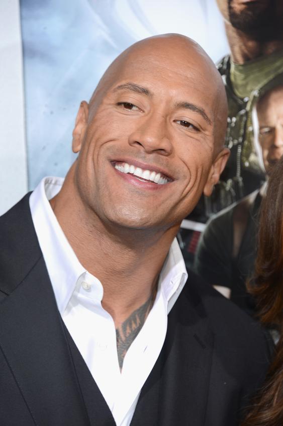  HOLLYWOOD, CA - MARCH 28: Dwayne "The Rock" Johnson arrives at the Premiere of Paramount Pictures' "G.I. Joe: Retaliation" at TCL Chinese Theatre on March 28, 2013 in Hollywood, California. (Photo by Jason Kempin/Getty Images)