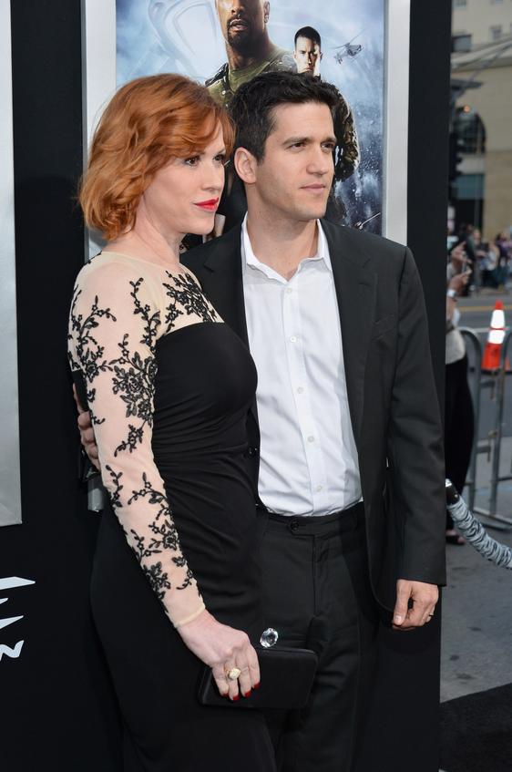  HOLLYWOOD, CA - MARCH 28: Actress Molly Ringwald and Panio Gianopoulos attend the premiere of Paramount Pictures' "G.I. Joe: Retaliation" at TCL Chinese Theatre on March 28, 2013 in Hollywood, California. (Photo by Alberto E. Rodriguez/Getty Images) 