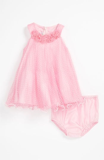 Iris & Ivy Trapeze Dress & Bloomers (Infant) in Pink. Easter