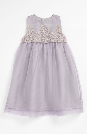 Luli & Me Organza Dress (Toddler) in Lilac. Nordstrom Easter 