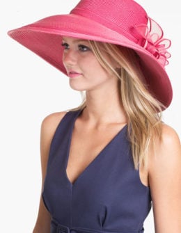 August Hat Garnet Romantic Hat in Fuschia. Nordstrom