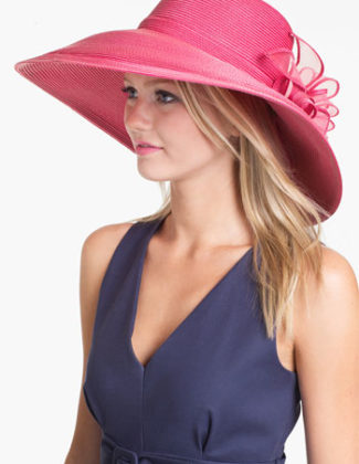 August Hat Garnet Romantic Hat in Fuschia. Nordstrom