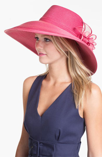 August Hat Garnet Romantic Hat in Fuschia. Nordstrom