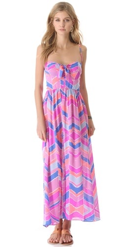 Zoe Cover Up Maxi Dress in Orchid Chevron. Shopbop