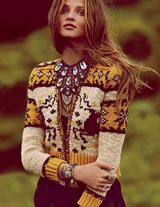 Free People Rudolph (Reindeer) Cardigan