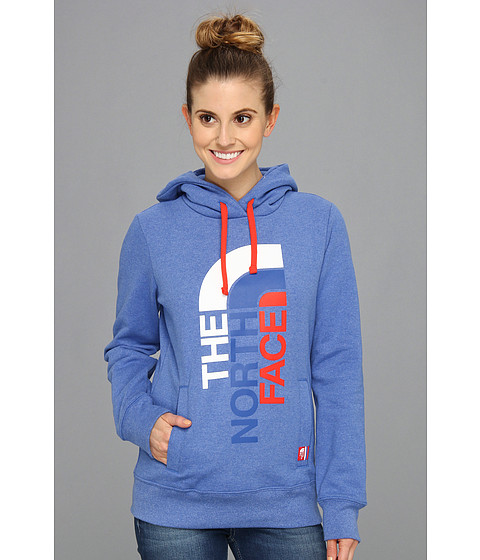 The North Face International Pullover in Hoodie Red White and Blue. Zappos