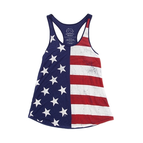 Womens Americana Tank. Journey