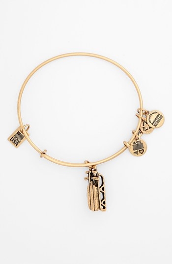 Alex and Ani 'Team USA - Sled' Expandable Wire Bangle