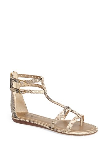 kate spade new york 'adagio' leather gladiator thong sandal