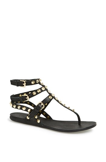 Ash 'Oasis' Studded Ankle Strap Sandal