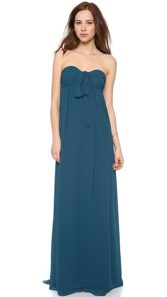 Joanna August Tatum Long Strapless Gown in Sea of Love. Shopbop