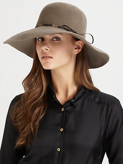 Eric Javits Wide Brim Velour Felt Hat