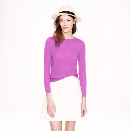 COLLECTION FEATHERWEIGHT CASHMERE LONG-SLEEVE TEE item 31584