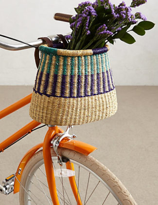 House of Talents Tonal Weave Bike Basket