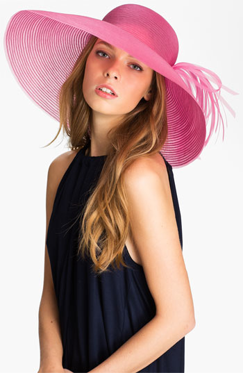 Eric Javits 'Marisa' Sun Hat in Raspberry Pink