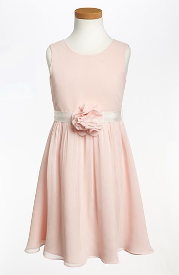 Us Angels Sleeveless Chiffon Dress (Little Girls & Big Girls)