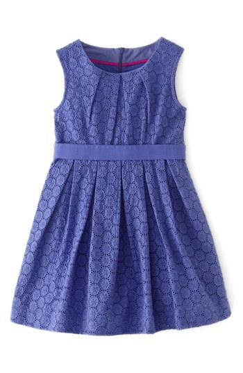 Mini Boden 'Broderie' Party Dress (Toddler Girls, Little Girls & Big Girls)