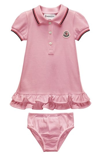Moncler Polo Dress in Pink