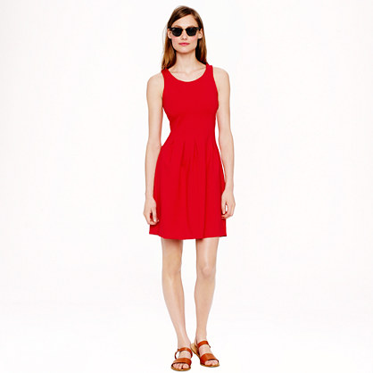 J.Crew PLEATED Fit and FLARE DRESS item a5434