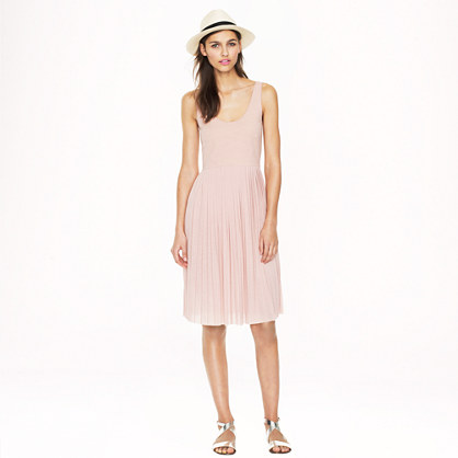 J. Crew PLEATED KNIT DRESS item a5830