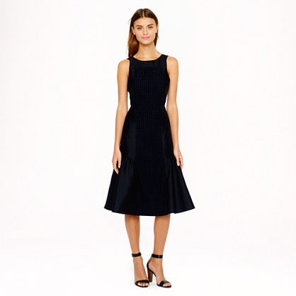 J. Crew COLLECTION EYELET ORGANZA DRESS item a6239 in Black