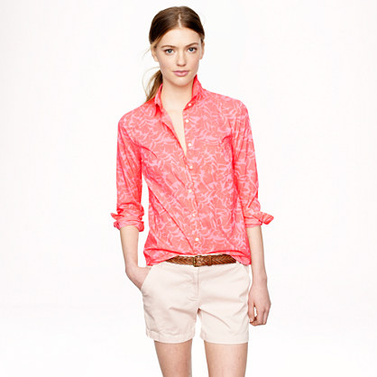  Boy shirt in tropical floral Boy shirt in tropical floral Boy shirt in tropical floral PRODUCT DETAILS Much better than stealing his. Body length: 27 1/4". Cotton. Long roll-up sleeves. Button placket. Functional buttons at cuffs. Chest pocket. Machine wash. Import. BOY SHIRT IN TROPICAL FLORAL item a6360