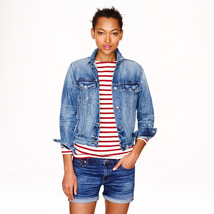 J.Crew VINTAGE DENIM JACKET IN MELROSE WASH item a6401