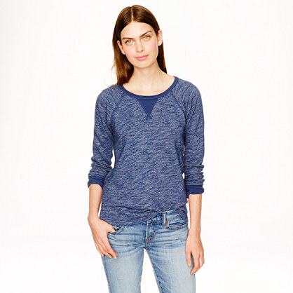  Vintage terry sweatshirt Vintage terry sweatshirt Vintage terry sweatshirt PRODUCT DETAILS Based off a worn-in thrift-shop sweatshirt, this lightweight terry stands out, thanks to the cool highs and lows in the fabric. (And bonus: It hasn't been worn by anyone else.) Slightly loose fit. Body length: 25". Cotton/poly. Machine wash. Import. VINTAGE TERRY SWEATSHIRT item a6883 in Warm Indigo