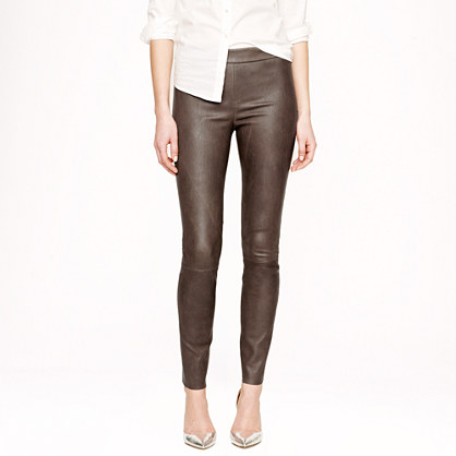 J.Crew COLLECTION LEATHER LEGGINGS item a7380