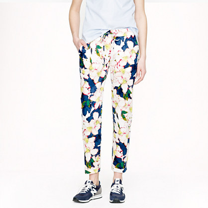 DRAWSTRING PANT IN COVE FLORAL item a7730