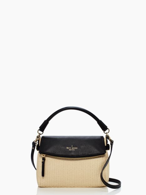 kate spade new york COBBLE HILL STRAW MINI MINKA
