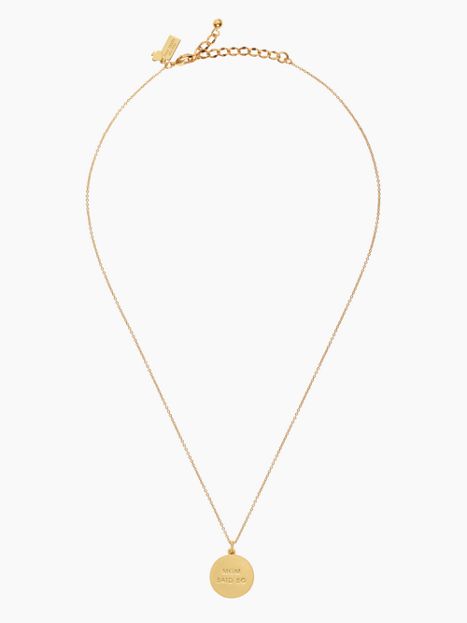 MOM SAID SO IDIOM PENDANT