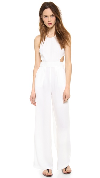 BB Dakota Manele Crepe Jumpsuit in dirty white
