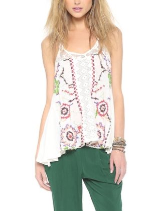 Free People Reese Embroidered Tunic