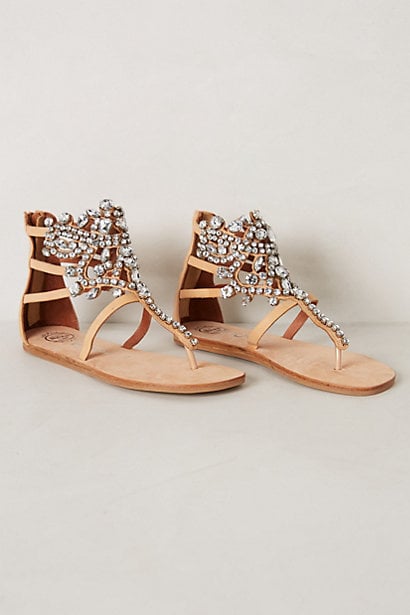 Jeffrey Campbell Diamant Sandals in Nude