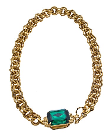 John Wind Maximal Art Emerald Heirloom Necklace