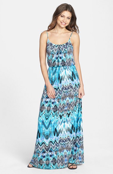 FELICITY & COCO 'Ezri' Print Maxi Dress (Regular & Petite) (Nordstrom Exclusive)