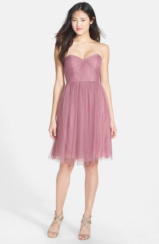Jenny Yoo Convertible Tulle Fit & Flare Dress