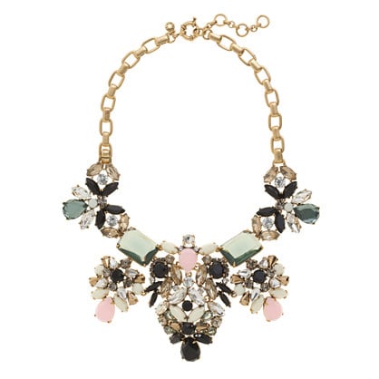 J.Crew FLORAL PASTEL STATEMENT NECKLACE item a6499 in Pesto