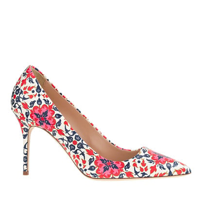 ELSIE PRINTED PUMPS item a7022 in California Poppy