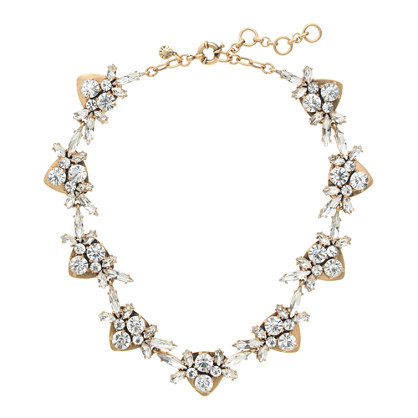 JEWELED ARROWS NECKLACE item b1679 in Crystal