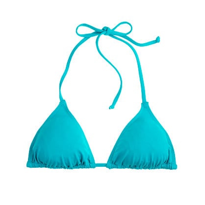 J.Crew ITALIAN MATTE STRING TOP item 16832 in Turquoise