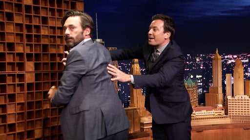 Jon Hamm has an awkward encounter with a part-time, McDonald's crack dealer who had been harassing Jimmy Fallon since his monologue on "The Tonight Show" July 26 Candace Rose