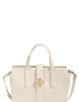 Tory Burch 'Plaque' Satchel in New Ivory. Nordstrom Anniversary Sale