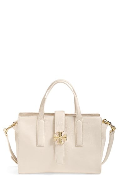 Tory Burch 'Plaque' Satchel in New Ivory. Nordstrom Anniversary Sale