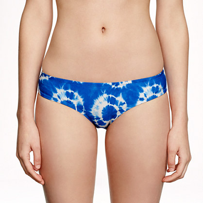 J.Crew TIE-DYE SPORT HIPSTER item a6867 in blue multi Candace Rose