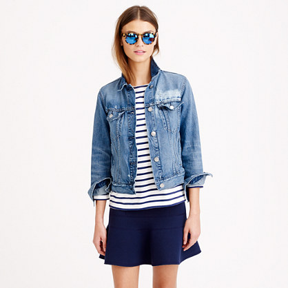 J.Crew PRE-ORDER VINTAGE DENIM JACKET IN BODRUM WASH item b1100