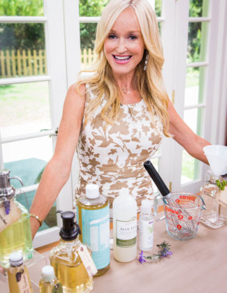 Natural lifestyle expert Sophie Uliano shares her recipe for all natural hand soap on Hallmark's "Home & Family" this week. We're happy to share the instructional video below! Copyright 2014 Crown Media Family Networks/Photographer: Jeremy Lee Copyright 2014 Crown Media Family Networks/Photographer: Jeremy Lee Gorgeously Green