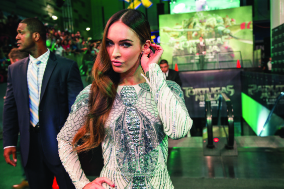 Latin American Premiere Of "Teenage Mutant Ninja Turtles" MEXICO CITY, MEXICO - JULY 29: Actress Megan Fox attends the Latin American Premiere of Paramount Pictures' "TEENAGE MUTANT NINJA TURTLES" at Cinepolis Acoxpa, on July 29, 2014 in Mexico City, Mexico. (Photo by Lucian Caapellaro / Paramount Pictures International)